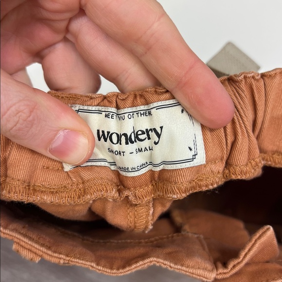 Used Wondery Outdoors isabel jogger pants in coral orange with adjustable waist - Picture 6 of 11